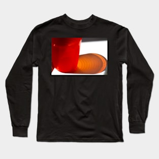 Orange Shadow Long Sleeve T-Shirt